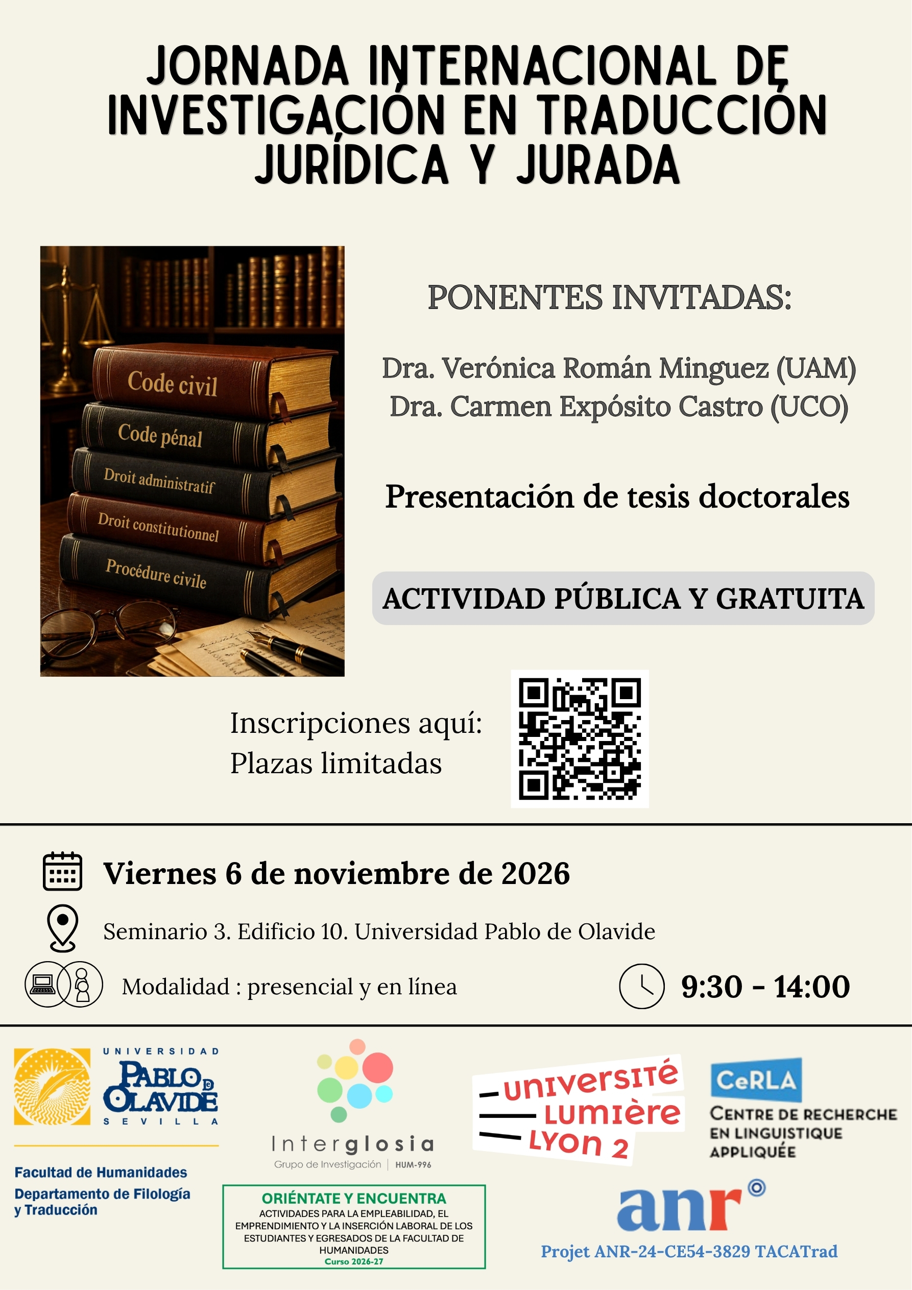 Journée d’étude internationale en traduction juridique et certifiée